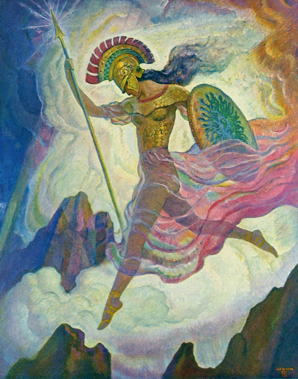 Athene av Newell Convers Wyeth