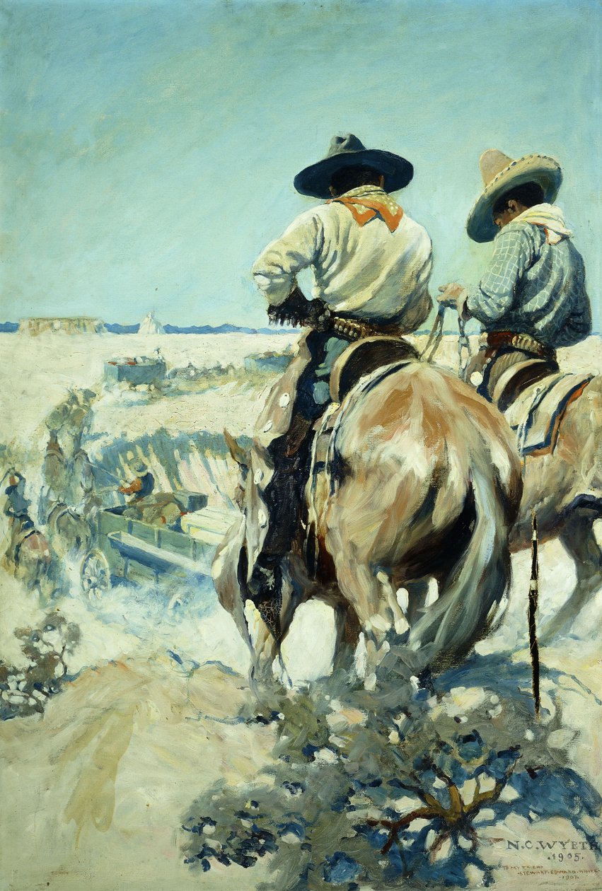 Försörjningsvagnar av Newell Convers Wyeth