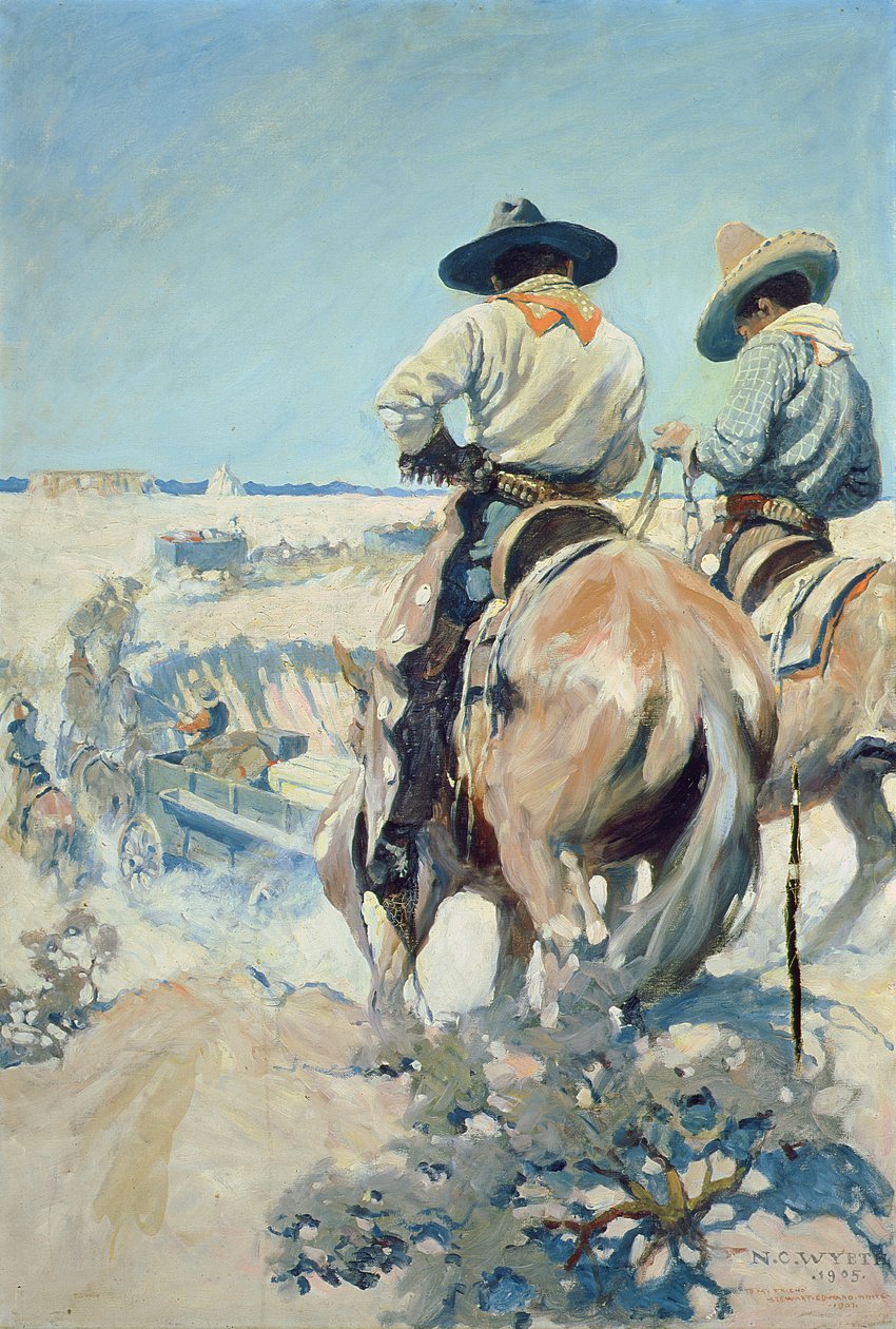 Försörjningsvagnar av Newell Convers Wyeth
