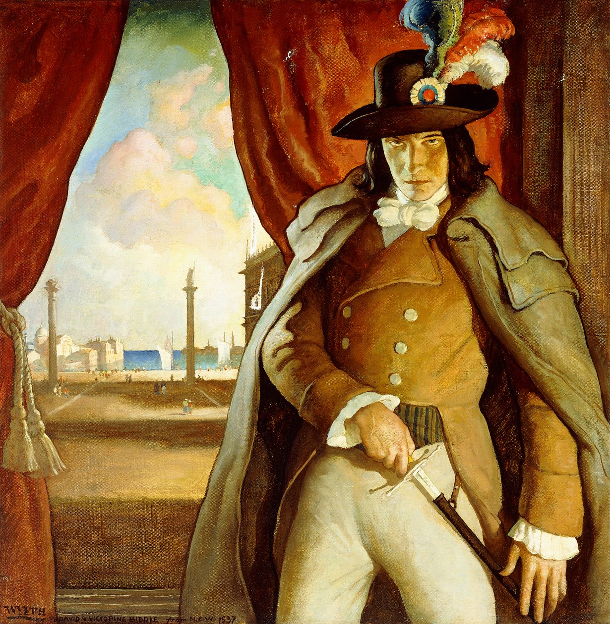 Venetiansk mask, en romans av Newell Convers Wyeth