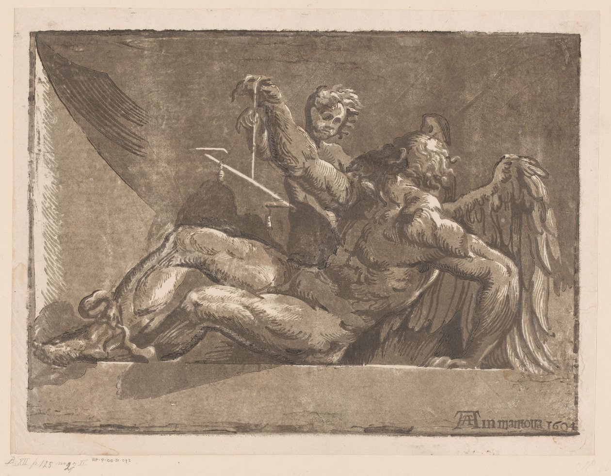 Saturnus av Niccolò Vicentino (attributed to)