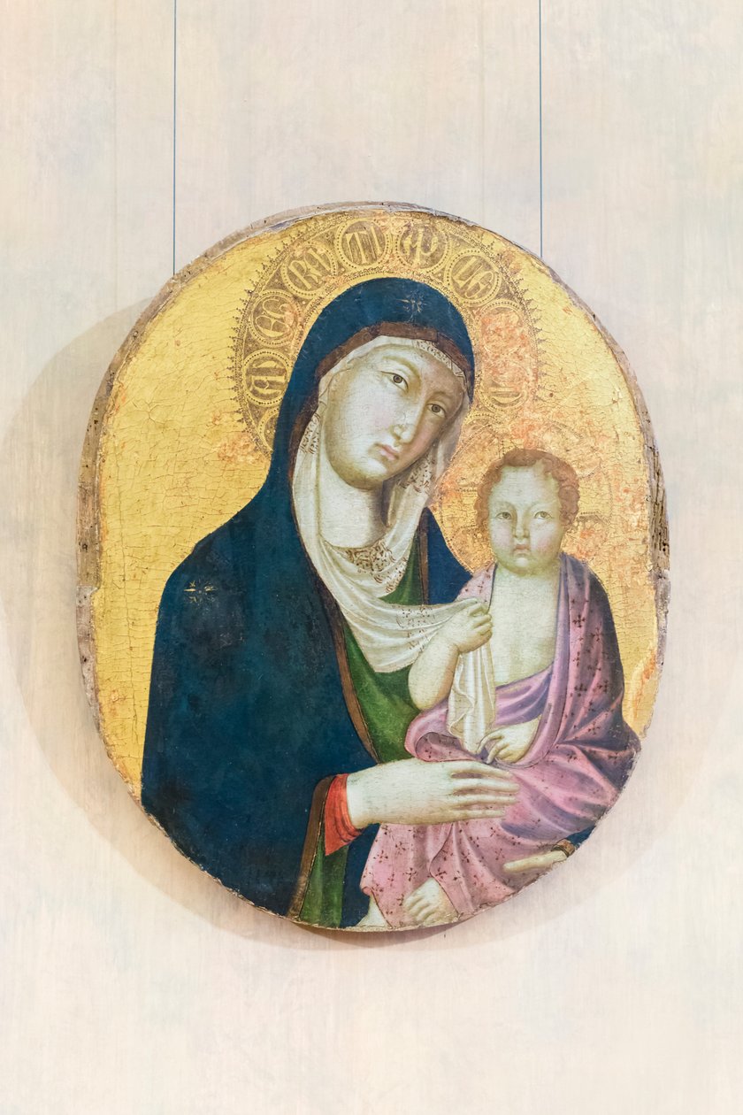 Madonna och barn av Niccolò di Segna