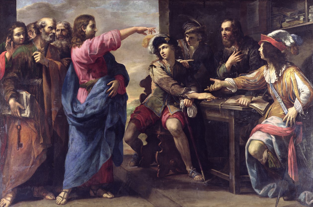 Omvändelsen av St. Matteus av Niccolo Tornioli