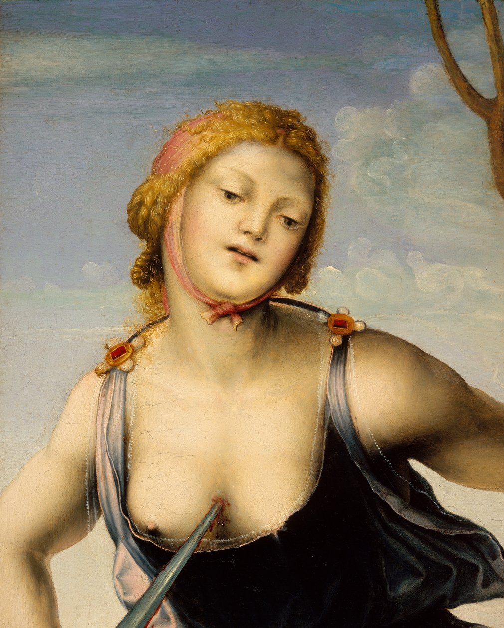 Lucretia, c.1500-50 av Niccolo the Younger Giolfino