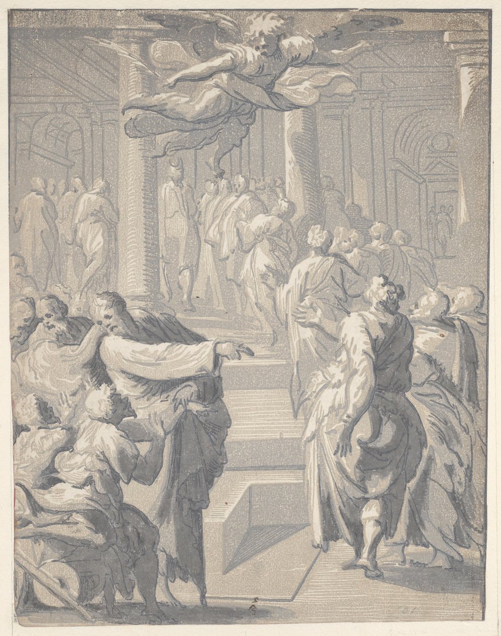 Kristus helade den förlamade, 1540-50., 1540-50. av Niccolo Vicentino