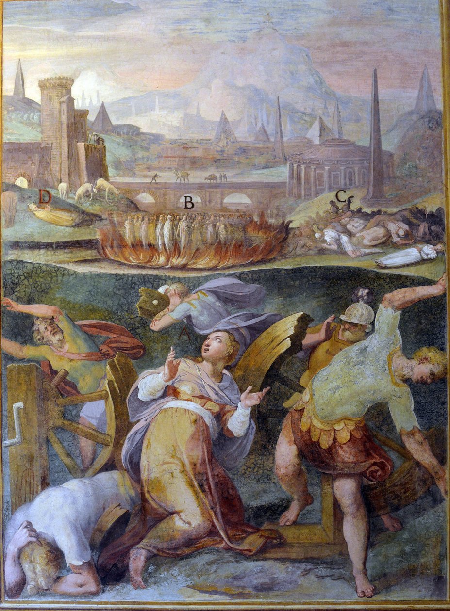 Martyr för de första kristna av Niccolo called Pomarancio Circignani