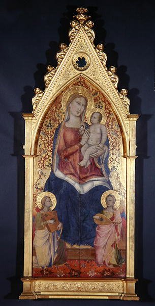 Jungfru och barn, ca 1392 (trä) av Niccolo di Pietro Gerini