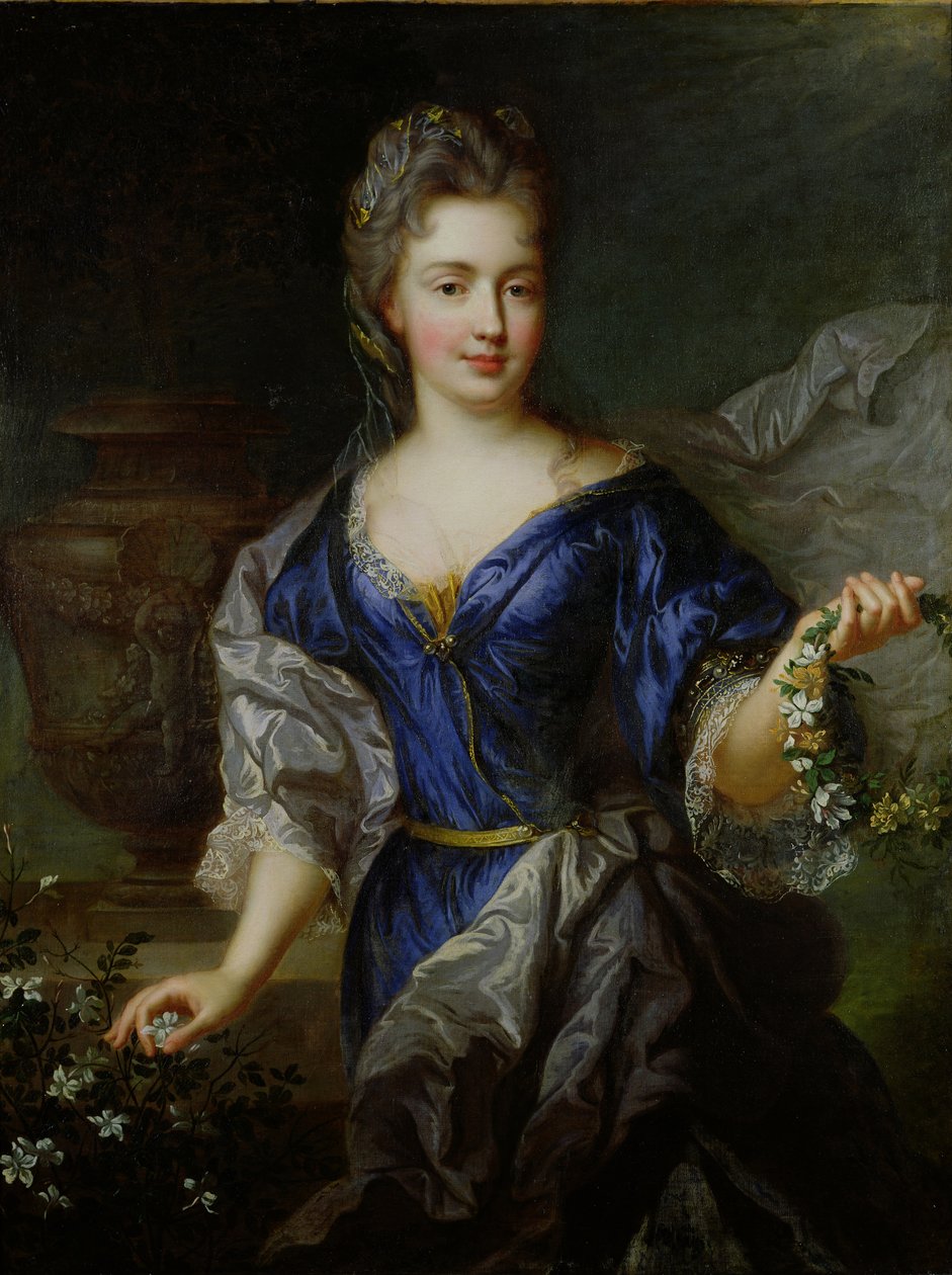 Marie-Anne de Bourbon (1666-1739) Prinsessan av Conti av Nicolas de Largillière
