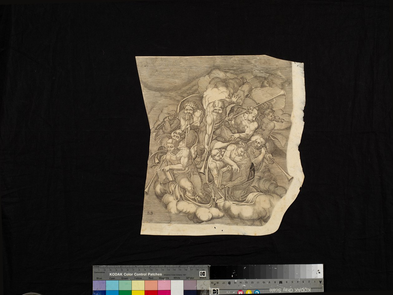 Scen från The Last Judgment av Nicholas Beatrizet