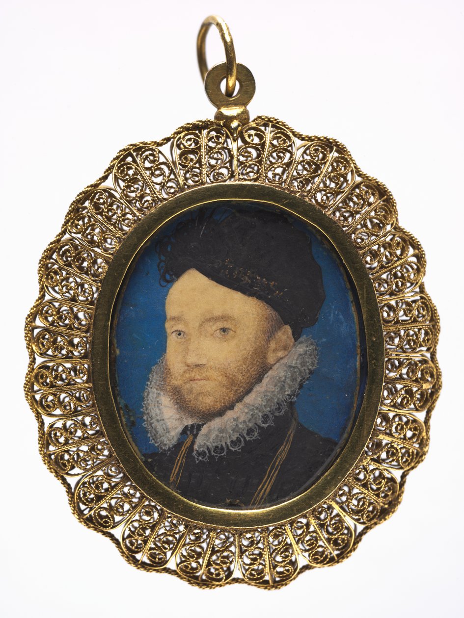 Porträtt av en man, 1590-talet. av Nicholas Hilliard