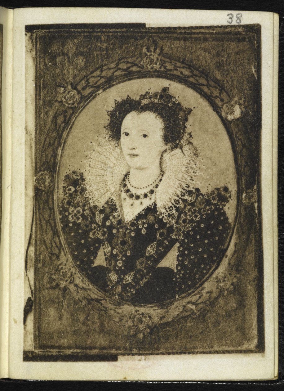 Drottning Elizabeth I (miniatyr) av Nicholas Hilliard