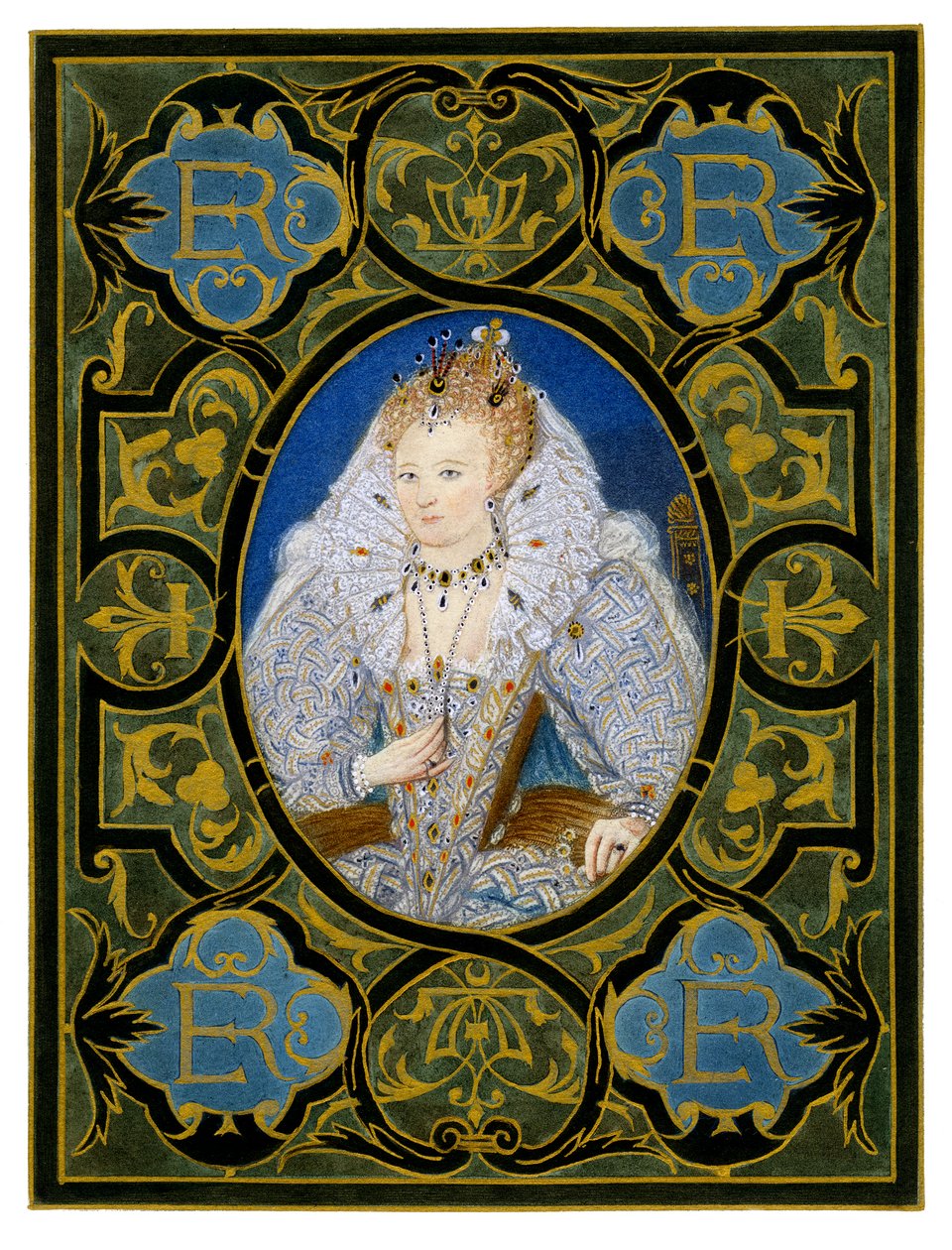 Drottning Elizabeth I, 1500-talet, 1896. av Nicholas Hilliard