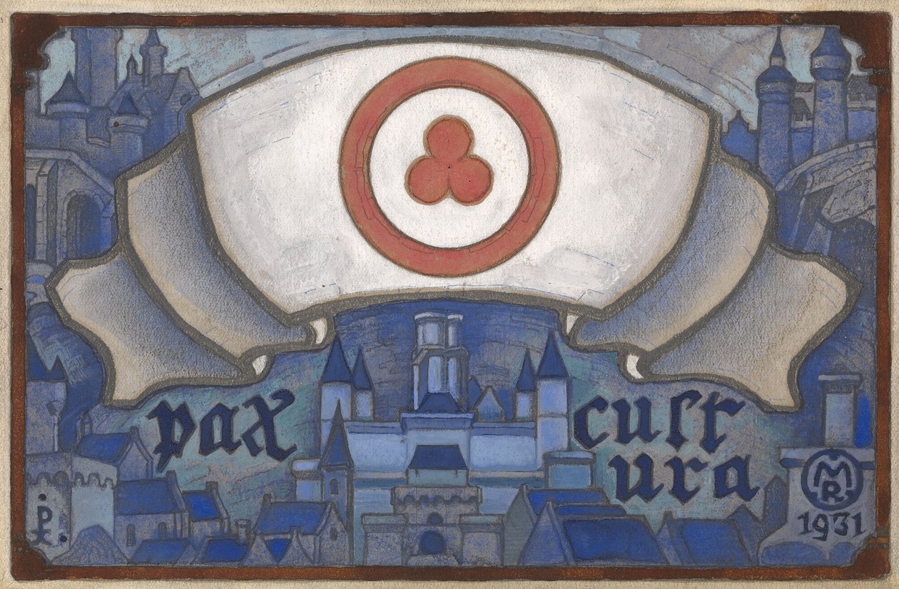 Fredens fana, 1931 av Nikolai Konstantinowitsch Roerich