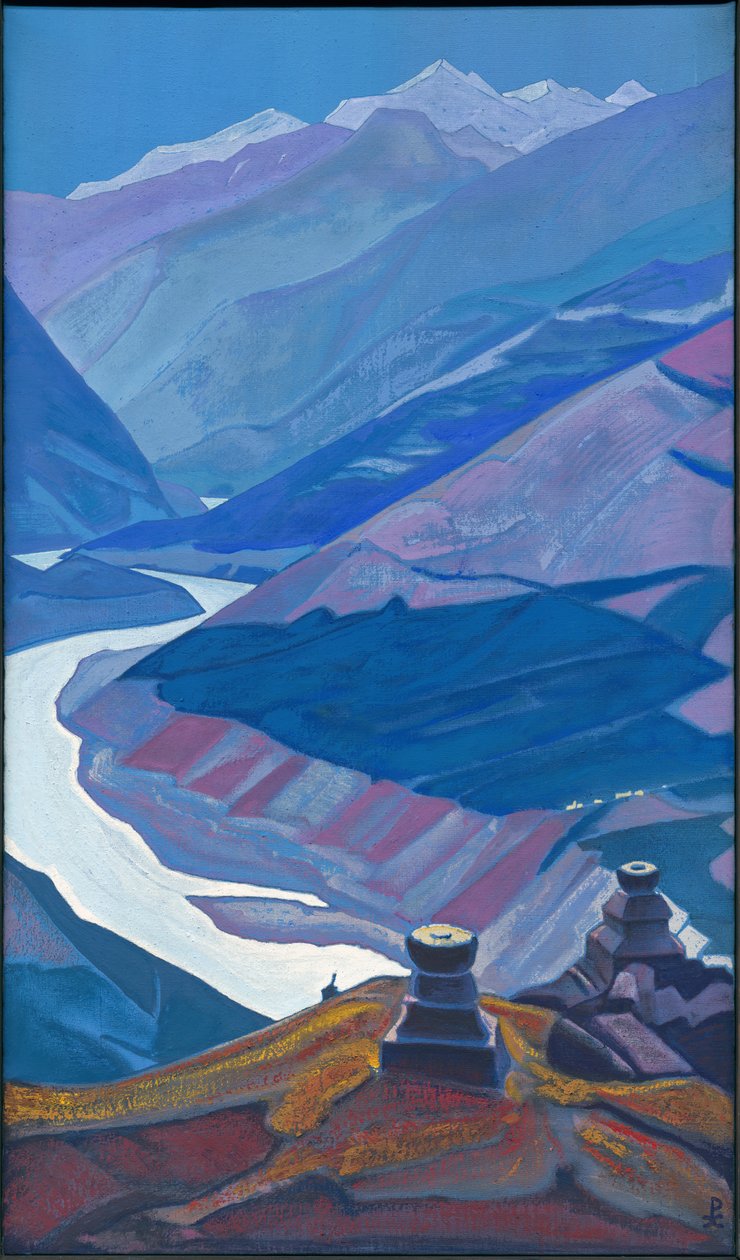 moon-run av Nicholas Roerich