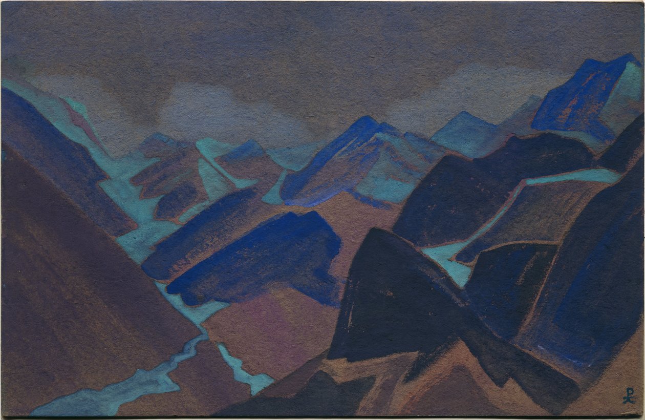 Glaciers of Lahul, 1936 av Nicholas Roerich