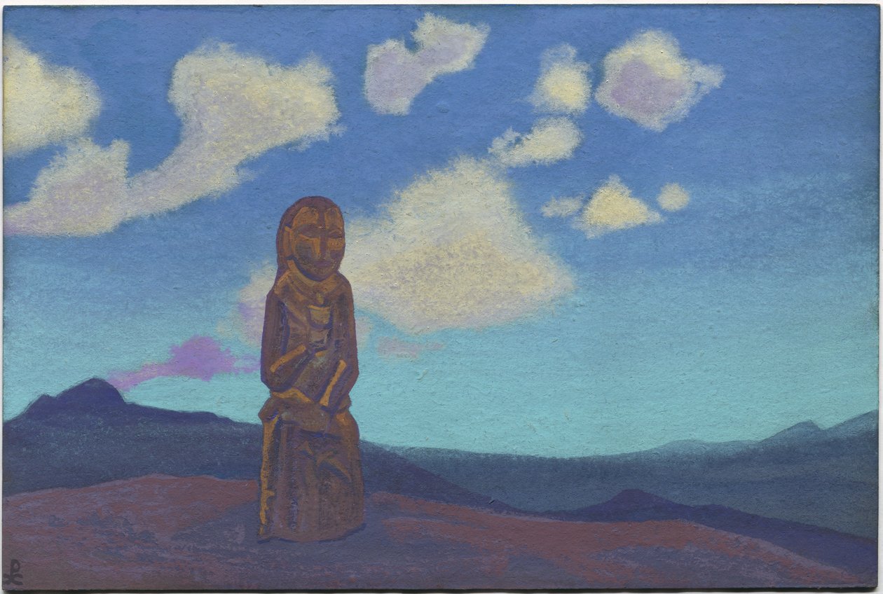 Guardian of the Chalice, Mongoliet, 1937 av Nicholas Roerich