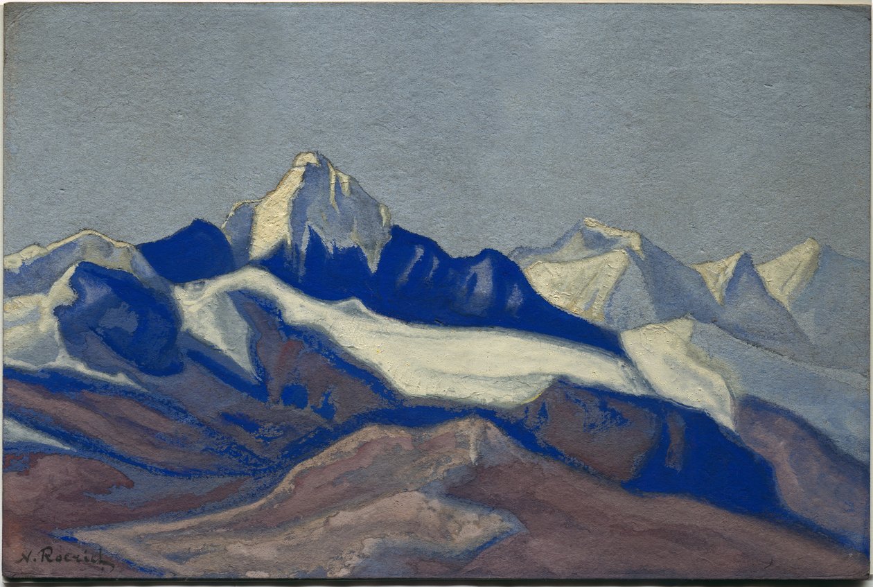 Himalaya, 1945 av Nicholas Roerich