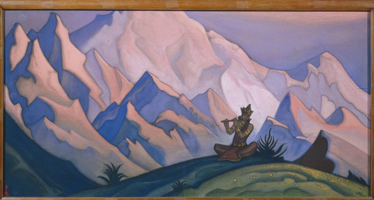 Krishna par Roerich, Nicholas (1874-1947) av Nicholas Roerich