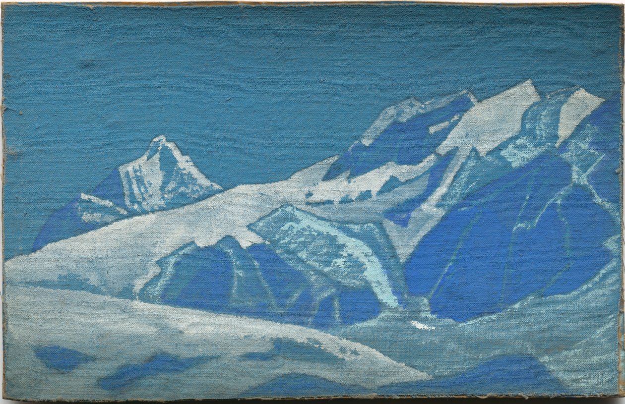 Fjällstudie, c.1928?31 av Nicholas Roerich