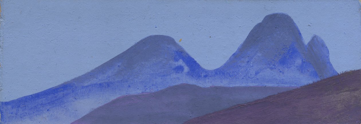 Fjällstudie, c.1936-47 av Nicholas Roerich
