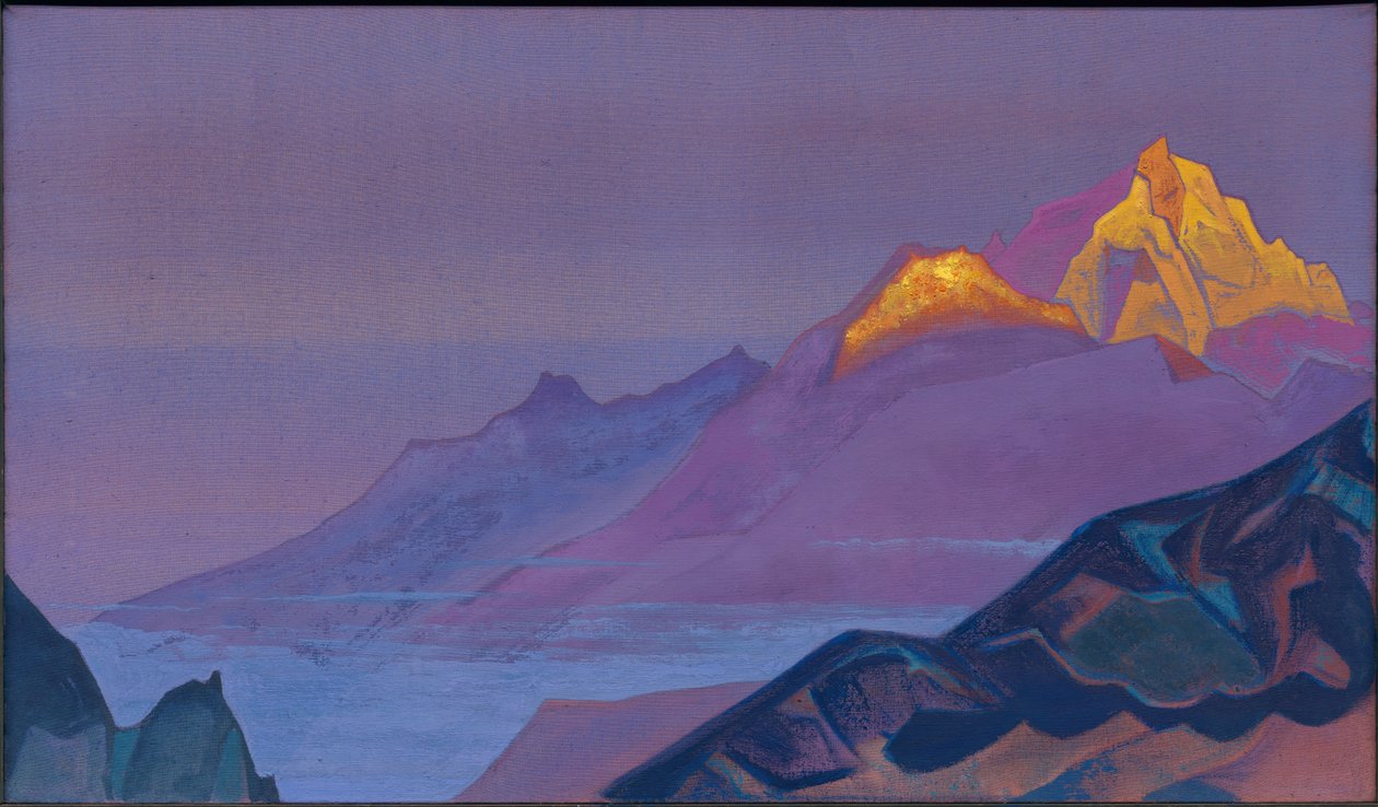 Vägen till Shambhala, 1933 av Nicholas Roerich