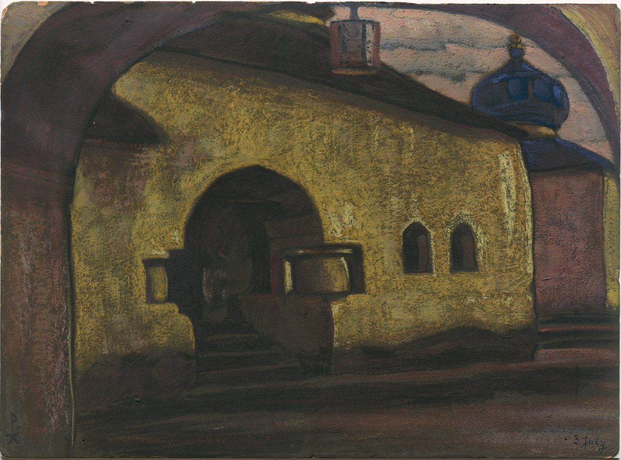 Pskov, 1922 av Nicholas Roerich