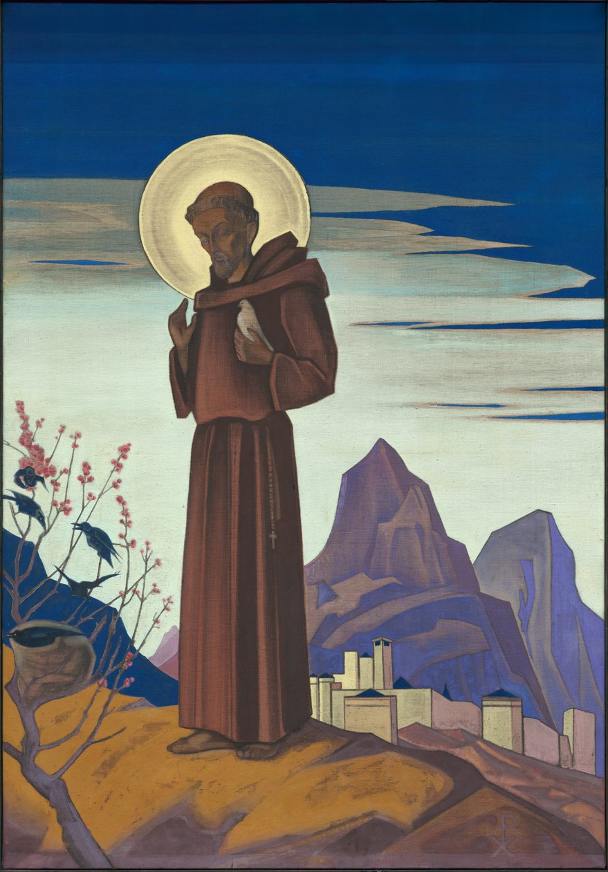 St Francis, 1932 av Nicholas Roerich