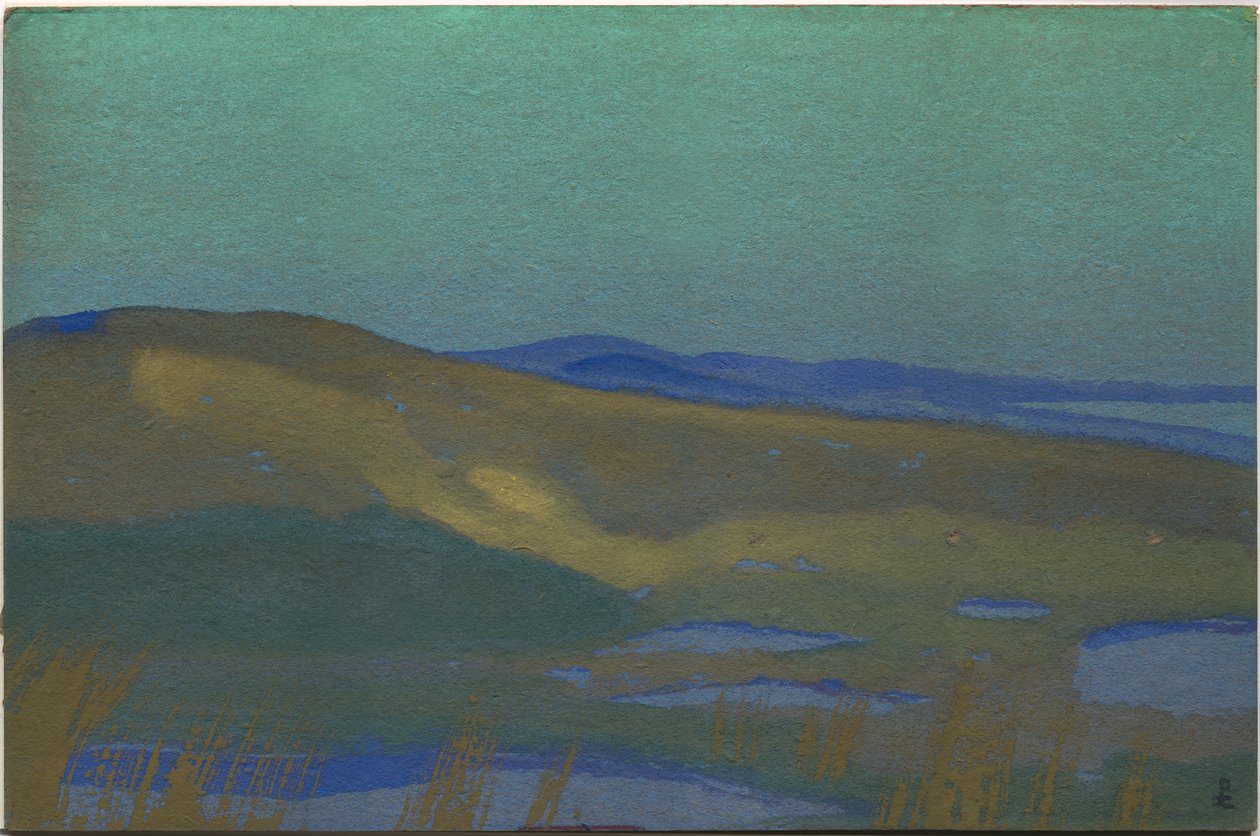 Tsaidams träsk, 1936 av Nicholas Roerich