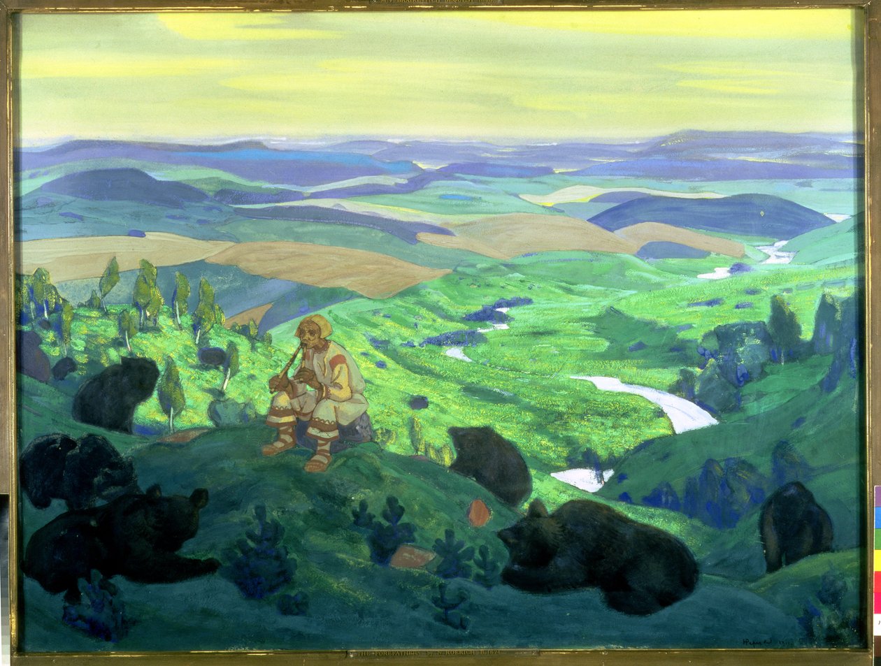 Förfäderna, 1912 av Nicholas Roerich