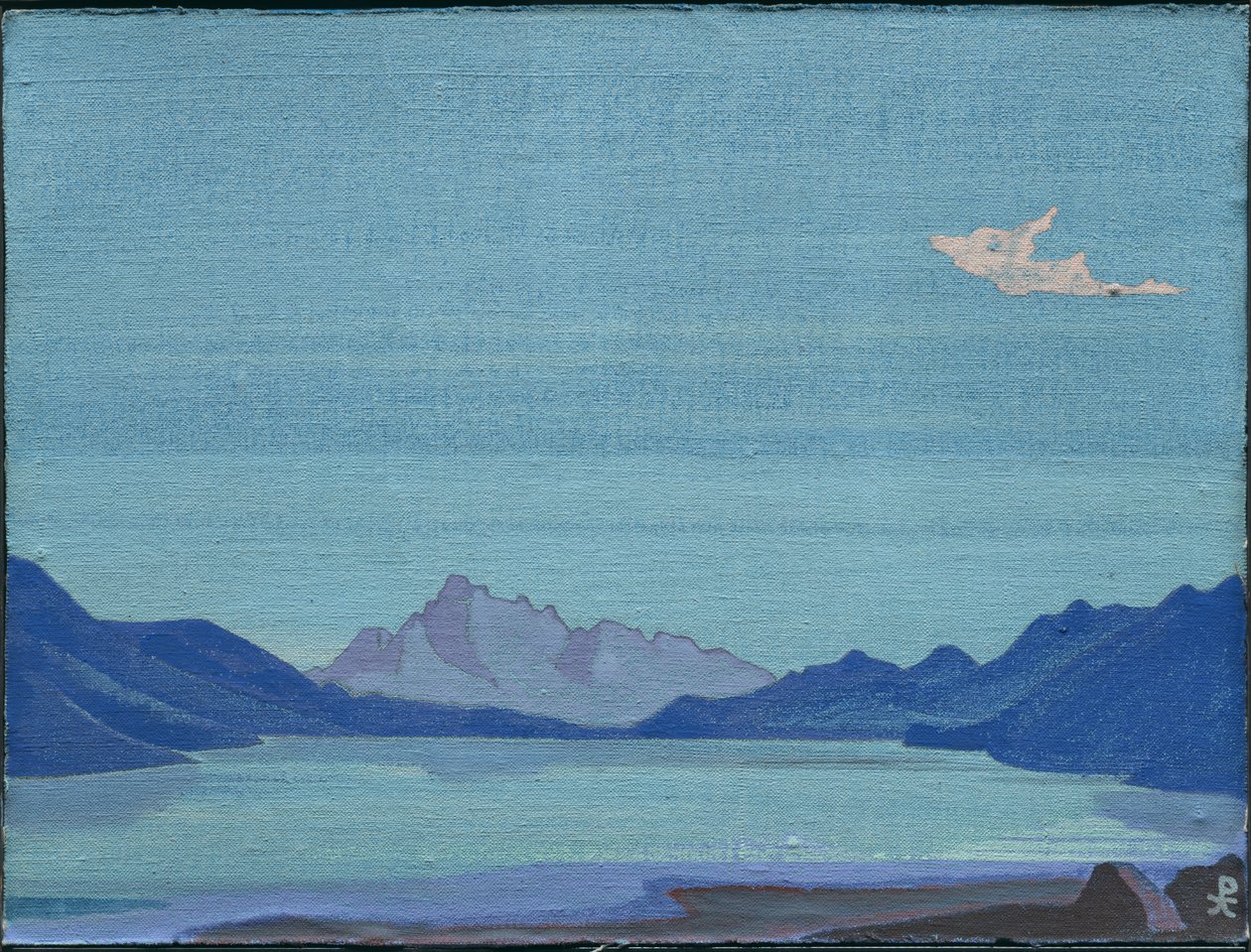 Tibetanska sjöarna, 1933 av Nicholas Roerich