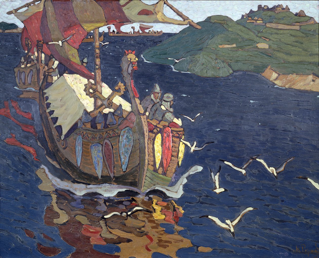 Besökare från utlandet, 1901 av Nicholas Roerich