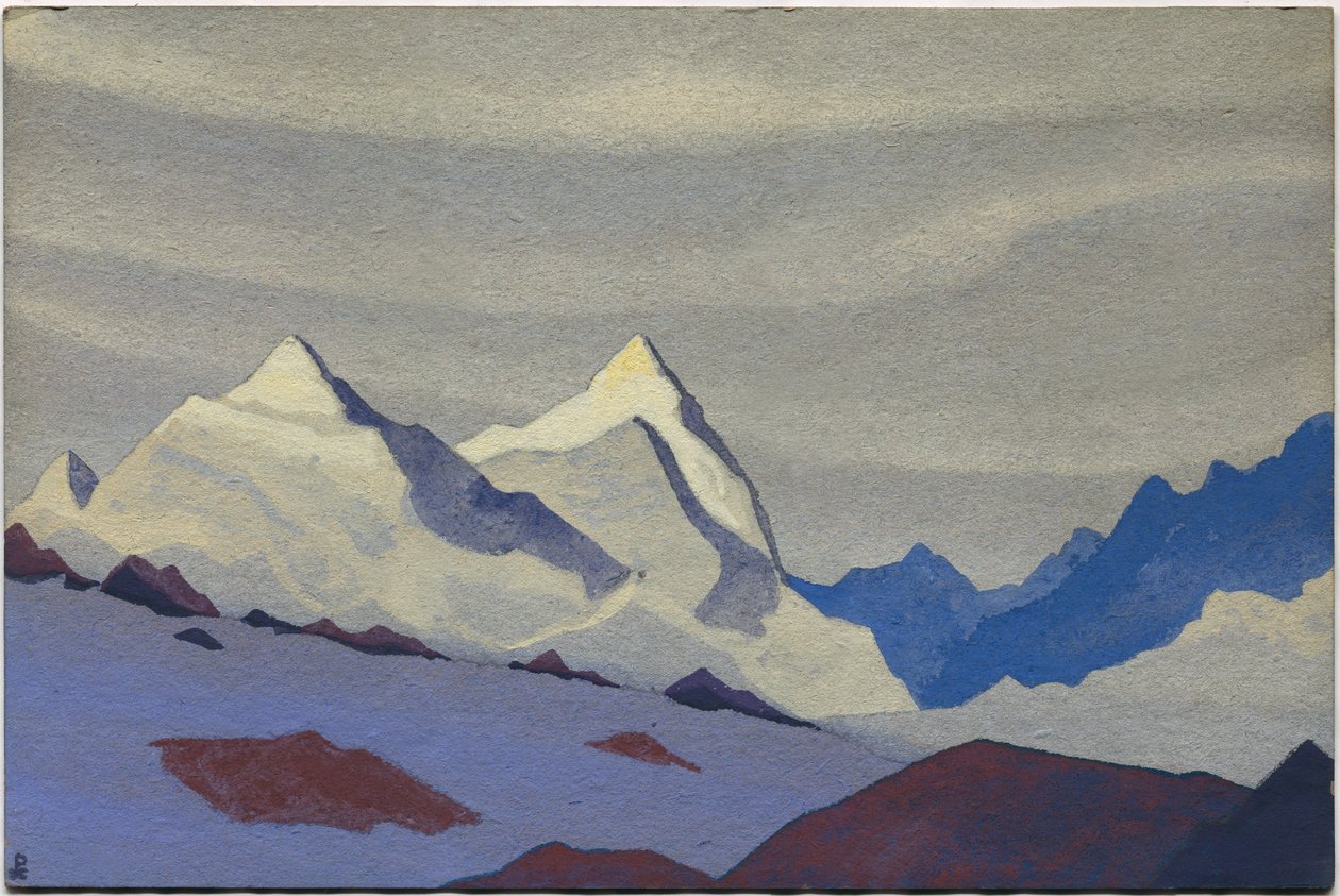 Västra Himalaya, 1936 av Nicholas Roerich