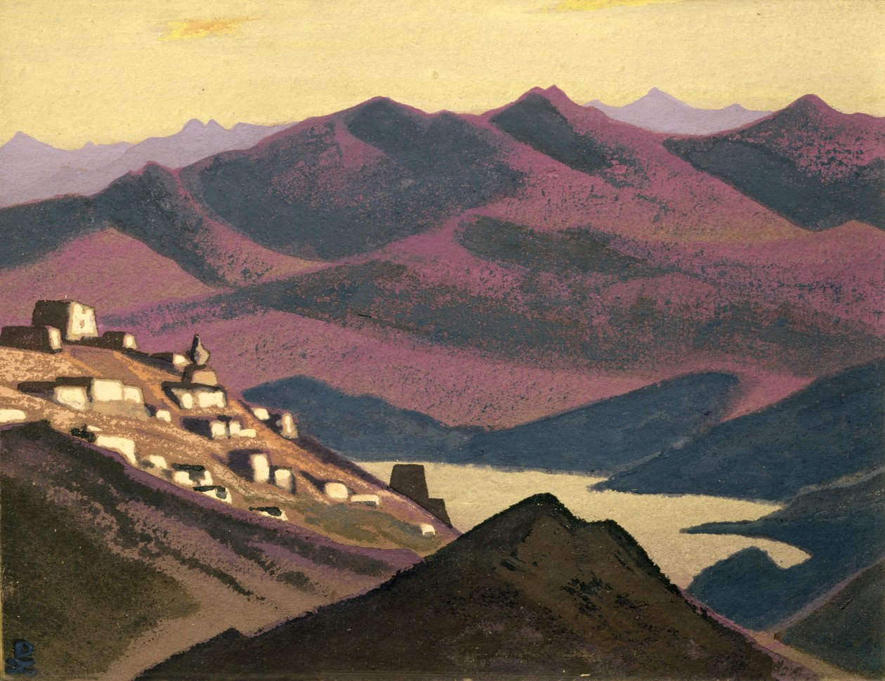 Yam-Zo Lake, 1937 av Nicholas Roerich