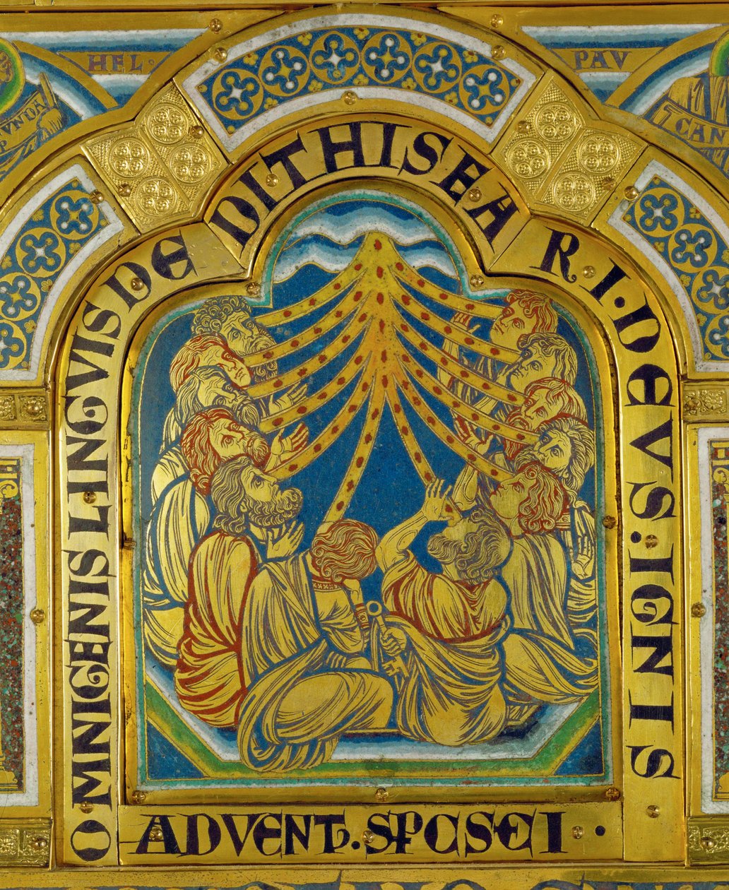 Pingst, från Verdun-altaret ... av Nicholas of Verdun