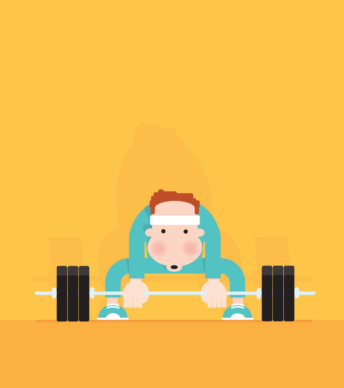 Gym Junkie, 2016 (digital) av Nick Diggory