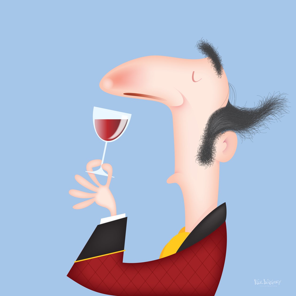 The Connoisseur, 2023 (digital) av Nick Diggory