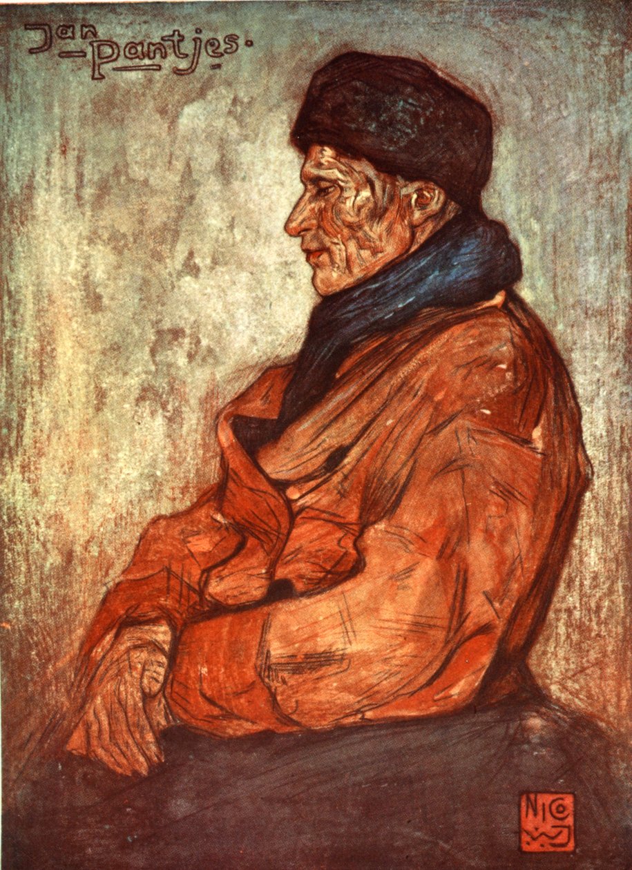 En gammal fiskare, 1904 av Nico Jungman