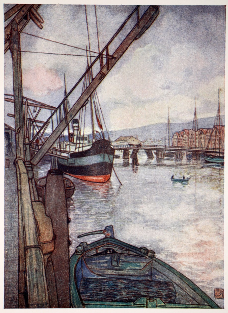 Trondhjem, 1905 av Nico Jungman