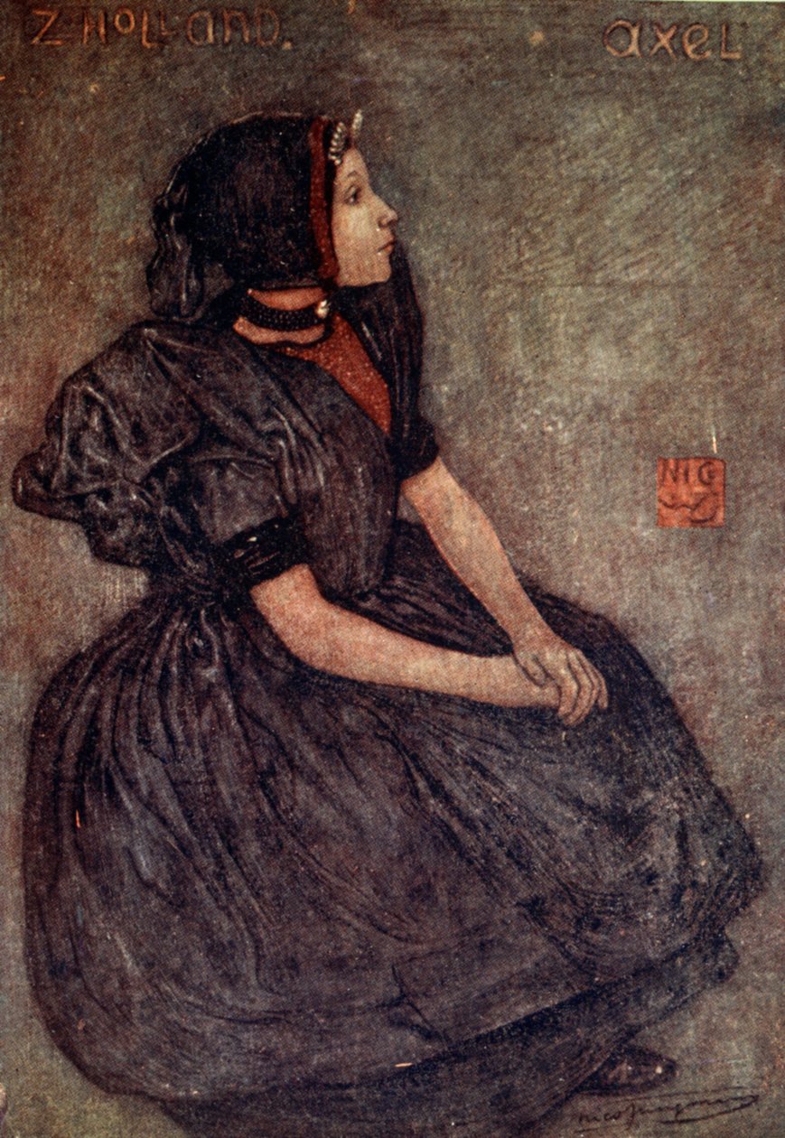 En Zeeland flicka, 1904 av Nico Jungman