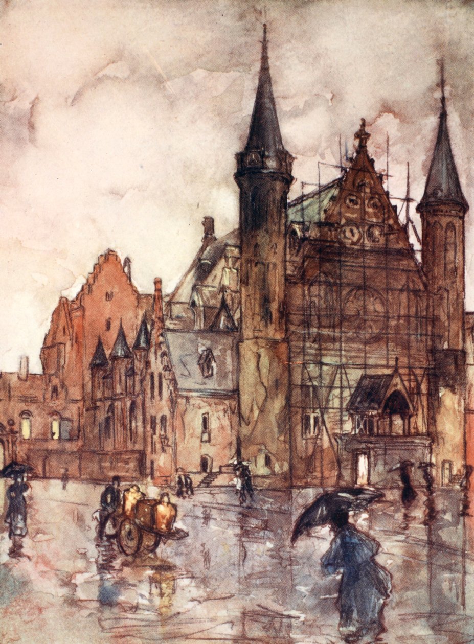 Binnenhof, Haag, 1904 av Nico Jungman