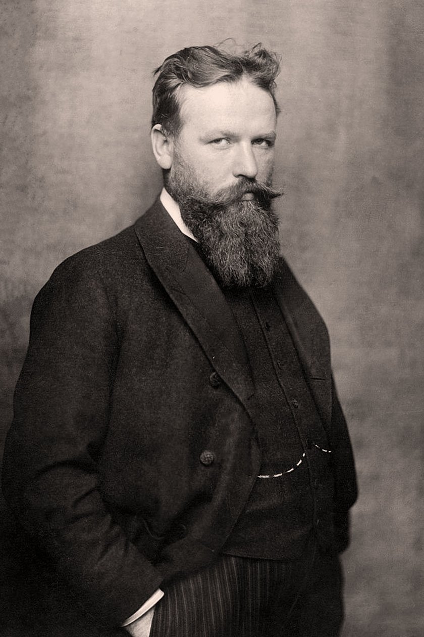 Porträtt av Franz Metzner av Nicola Perscheid