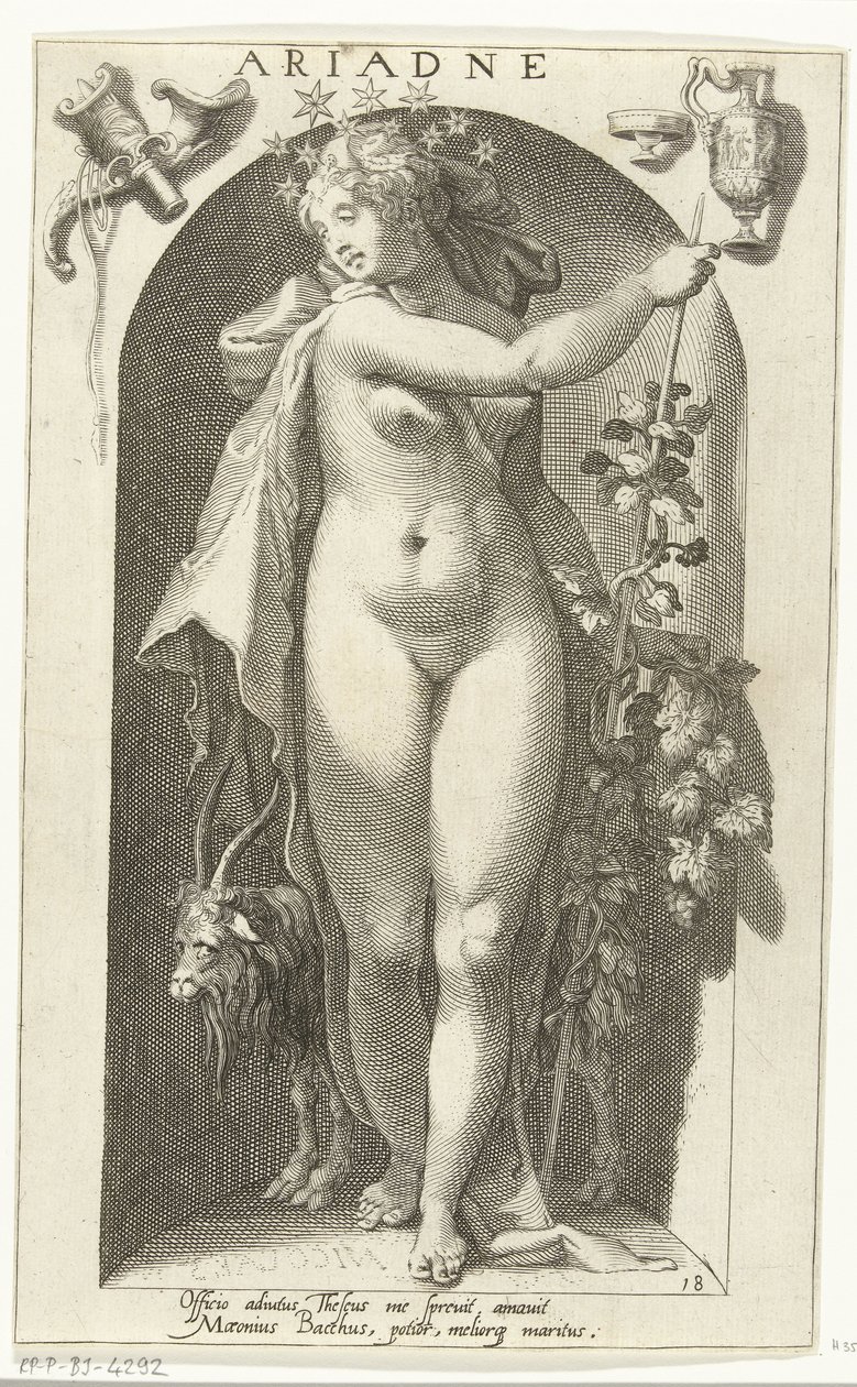 Ariadne (titel på objekt) Ancient Gods (serietitel) av Nicolaas Braeu