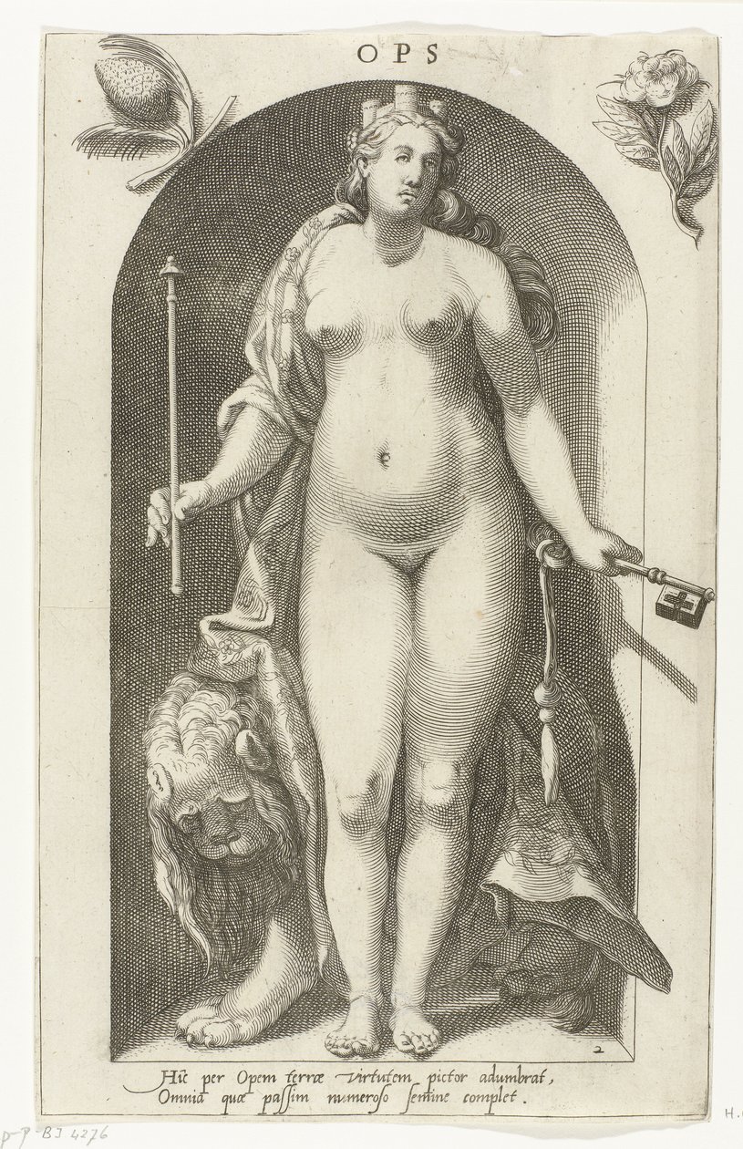 Ops (titel på objekt) Ancient Gods (serietitel) av Nicolaas Braeu