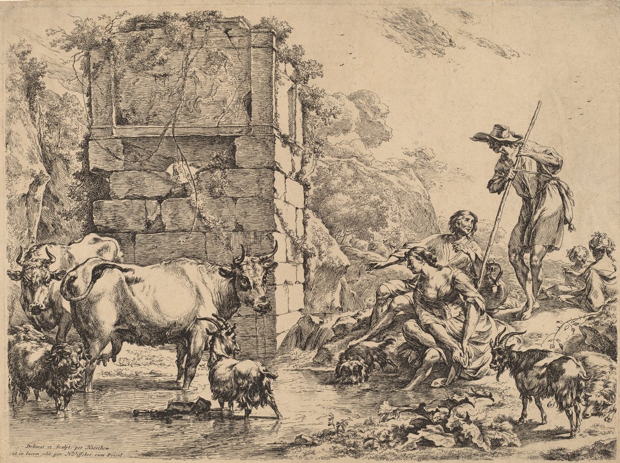 Kodrickande, 1680. av Nicolaes Berchem