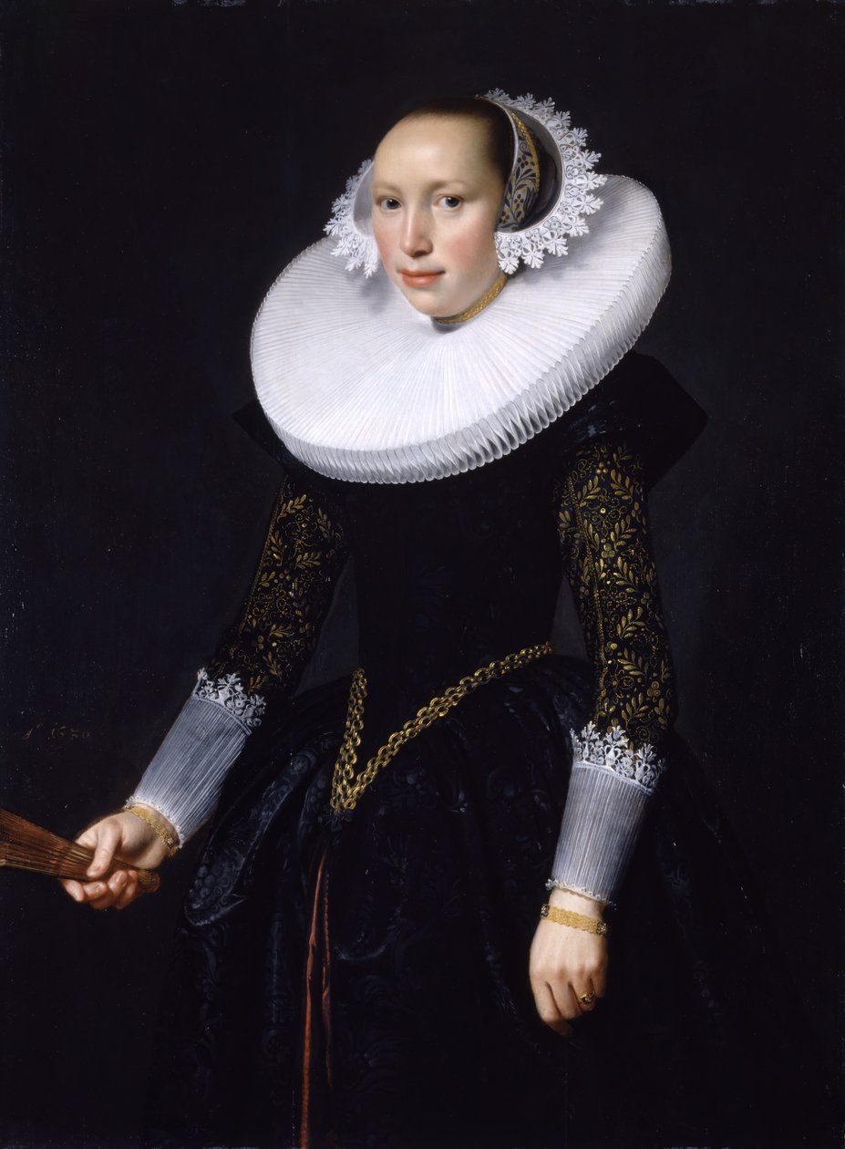Porträtt av en kvinna, 1630. av Nicolaes Eliasz Pickenoy