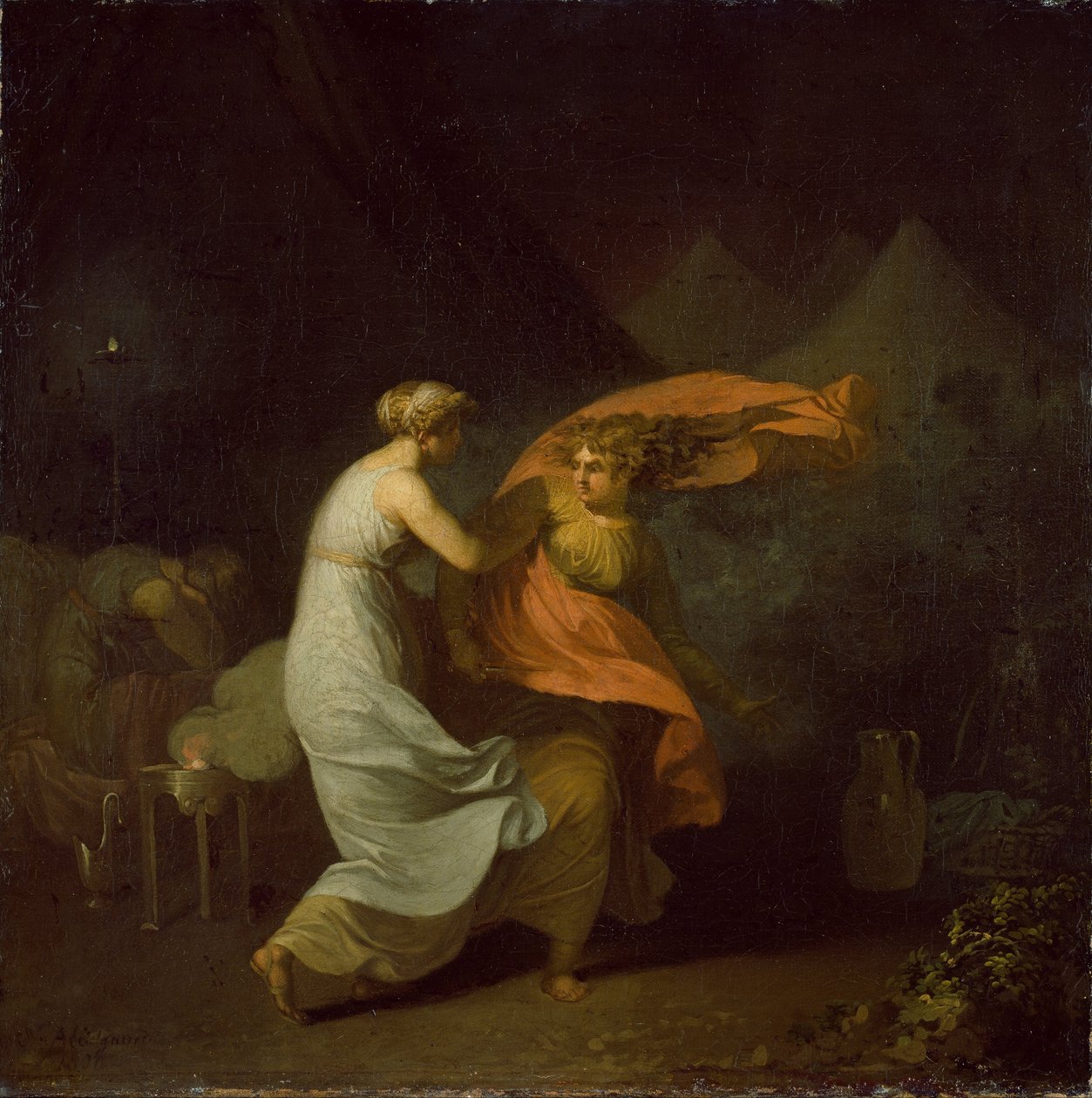 Julia och Fulvia av Nicolai Abraham Abildgaard