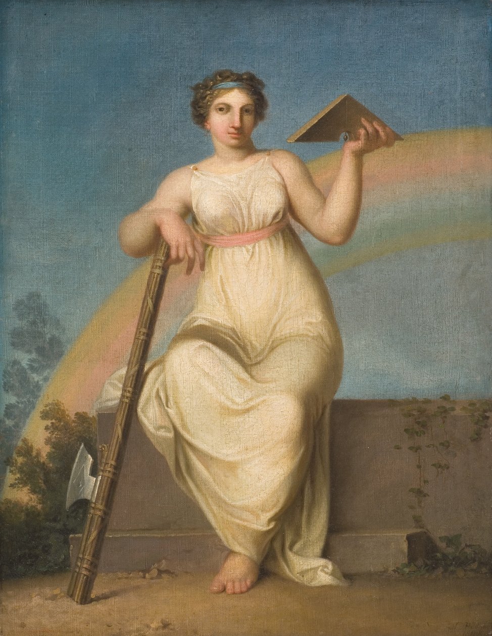 Juridik. Allegorisk figur av Nicolai Abildgaard