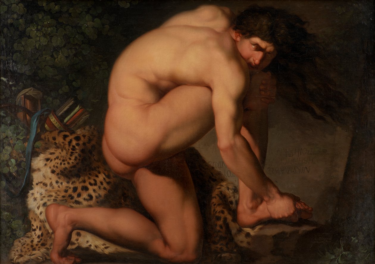 De sårade Filokteterna av Nicolai Abraham Abildgaard