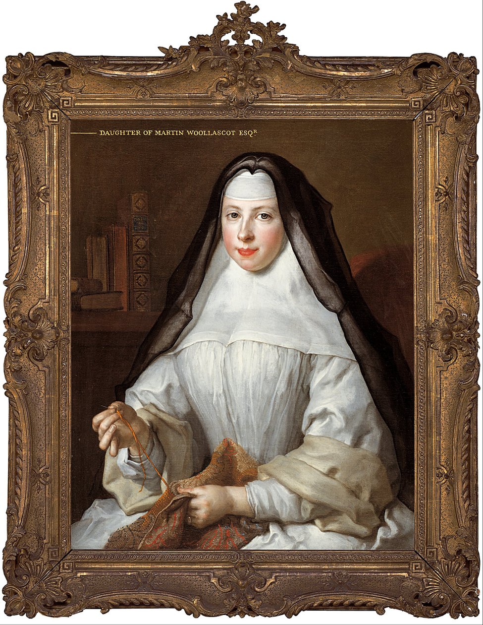 Frances Woollascott, an Augustinian Nun av Nicolas de Largillière
