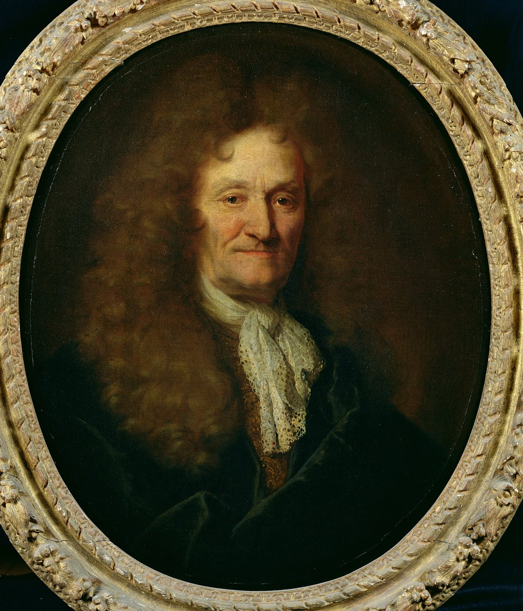 Porträtt av Jean de La Fontaine (1621-95) av Nicolas de Largillière